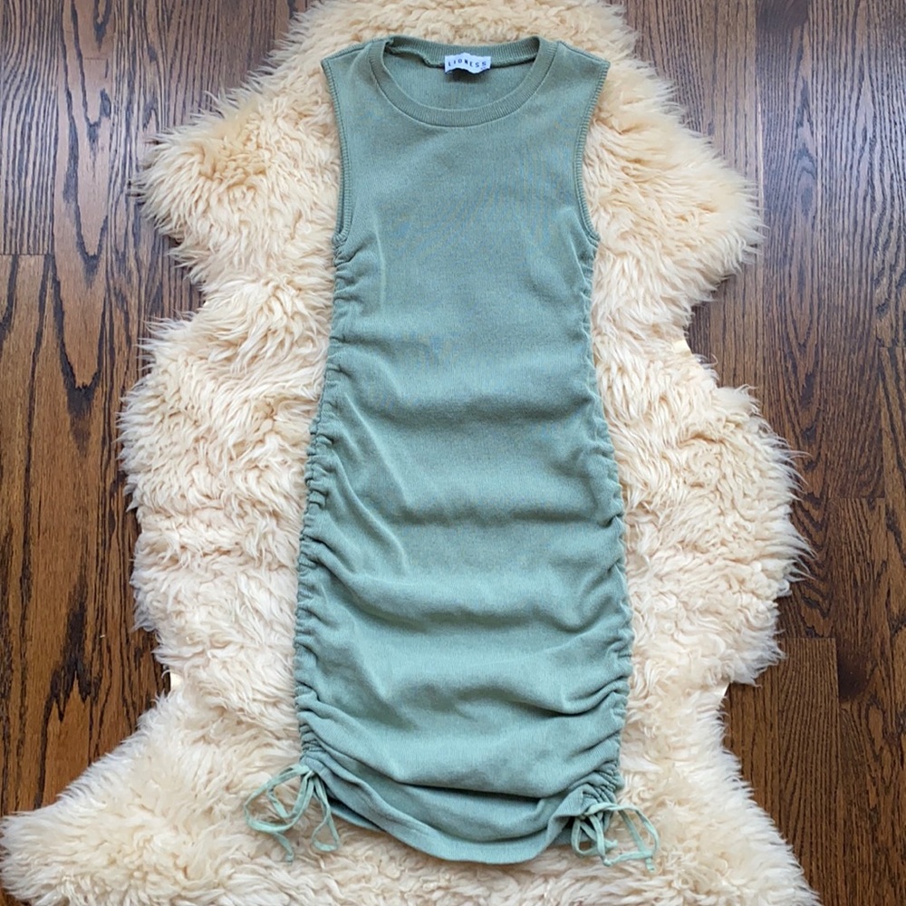 Princess Polly Military Minds Mini Ruched Dress!